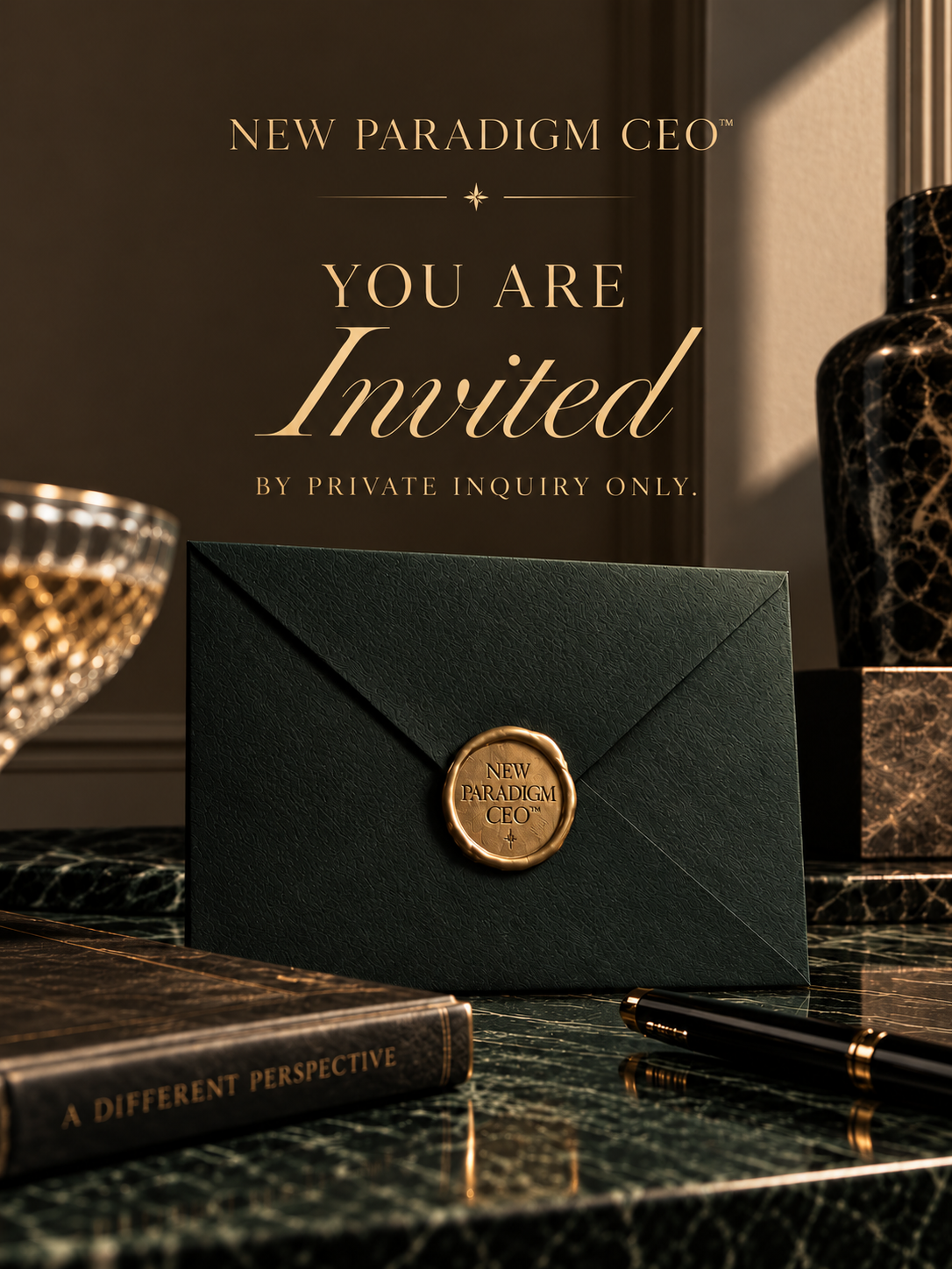 An invitation from New Paradigm CEO™ — private advisory by inquiry only
